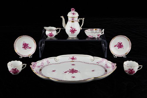 HEREND CHINESE BOUQUET RASPBERRY