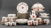 HEREND CHINESE BOUQUET RUST DI