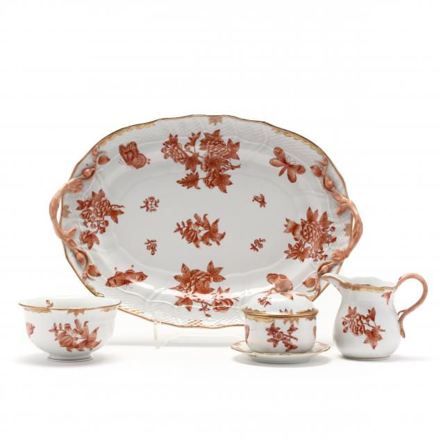 HEREND CHINESE BOUQUET (RUST)