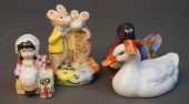 HEREND DUCKS AND GROUP OF OTHE