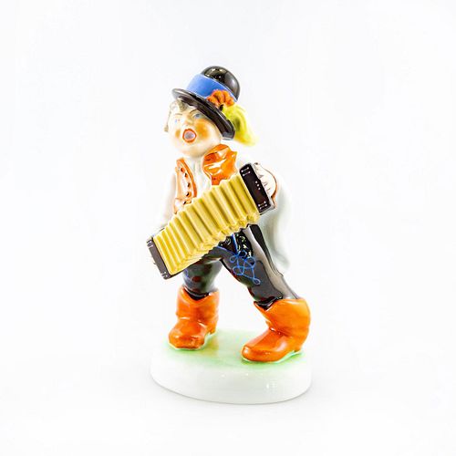 HEREND FIGURINE, BOY PLAYING AN