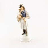 HEREND FIGURINE, HUNGARIAN BAG