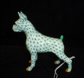 HEREND FIRST EDITION GREEN FIS