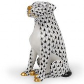 HEREND FISHNET LABRADOR FIGURI