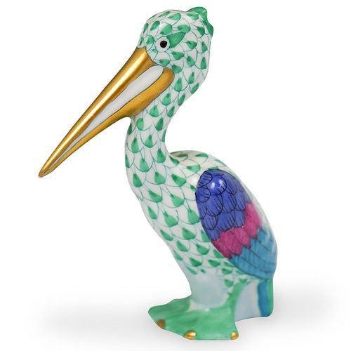 HEREND FISHNET PELICAN