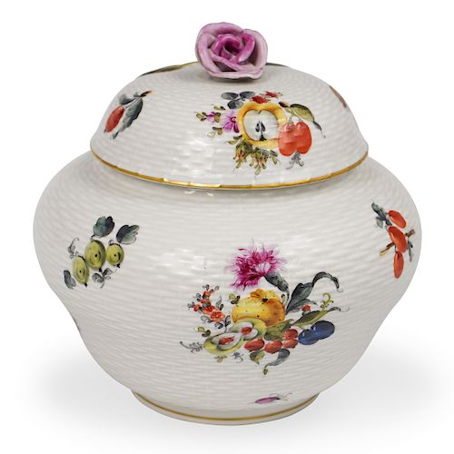 HEREND "FRUITS AND FLOWERS" COVERED