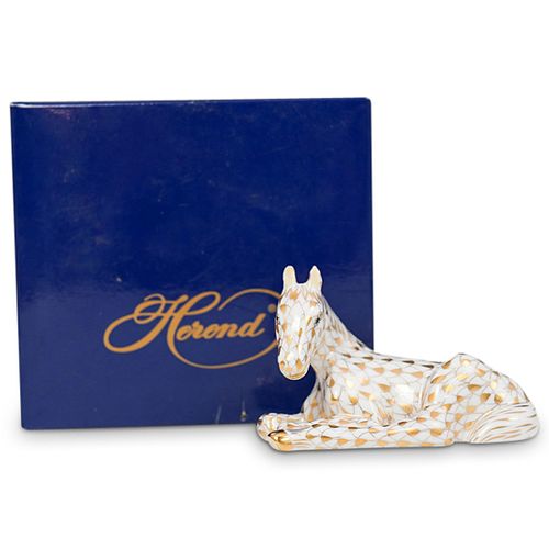 HEREND GILT PORCELAIN