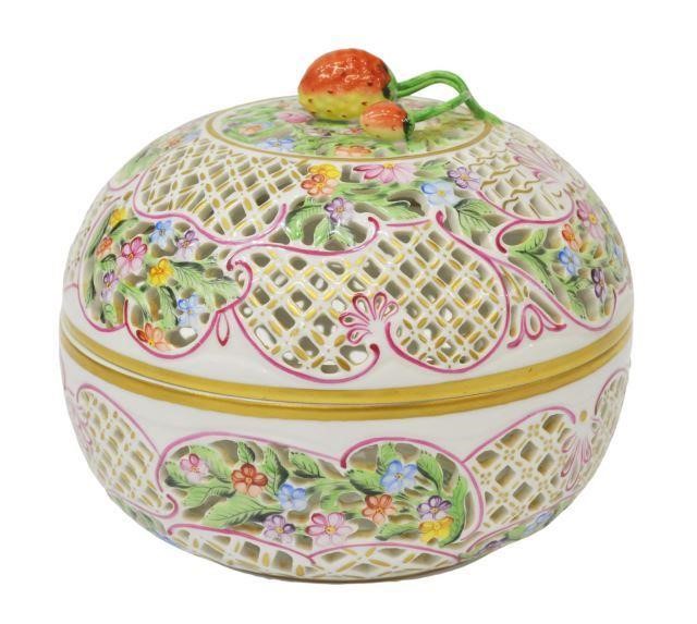 HEREND HAND-PAINTED PORCELAIN