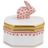 HEREND HUNGARY BUNNY PORCELAIN