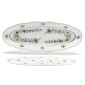 HEREND  INDIAN BASKET  FISH PL