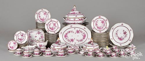 HEREND INDIAN BASKET PORCELAIN