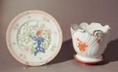 HEREND JARDINIERE ON WOOD STAN