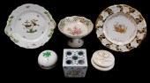 HEREND, LIMOGES, DRESDEN, ETC.