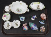HEREND MINIATURE ANIMAL LOT &