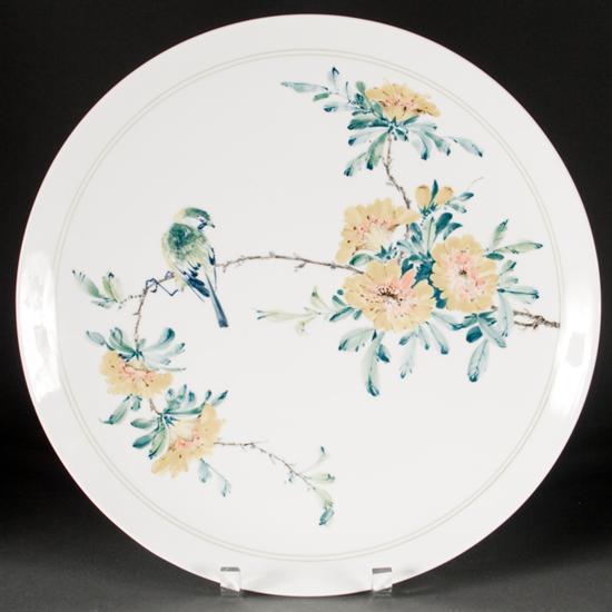 Herend painted porcelain charger