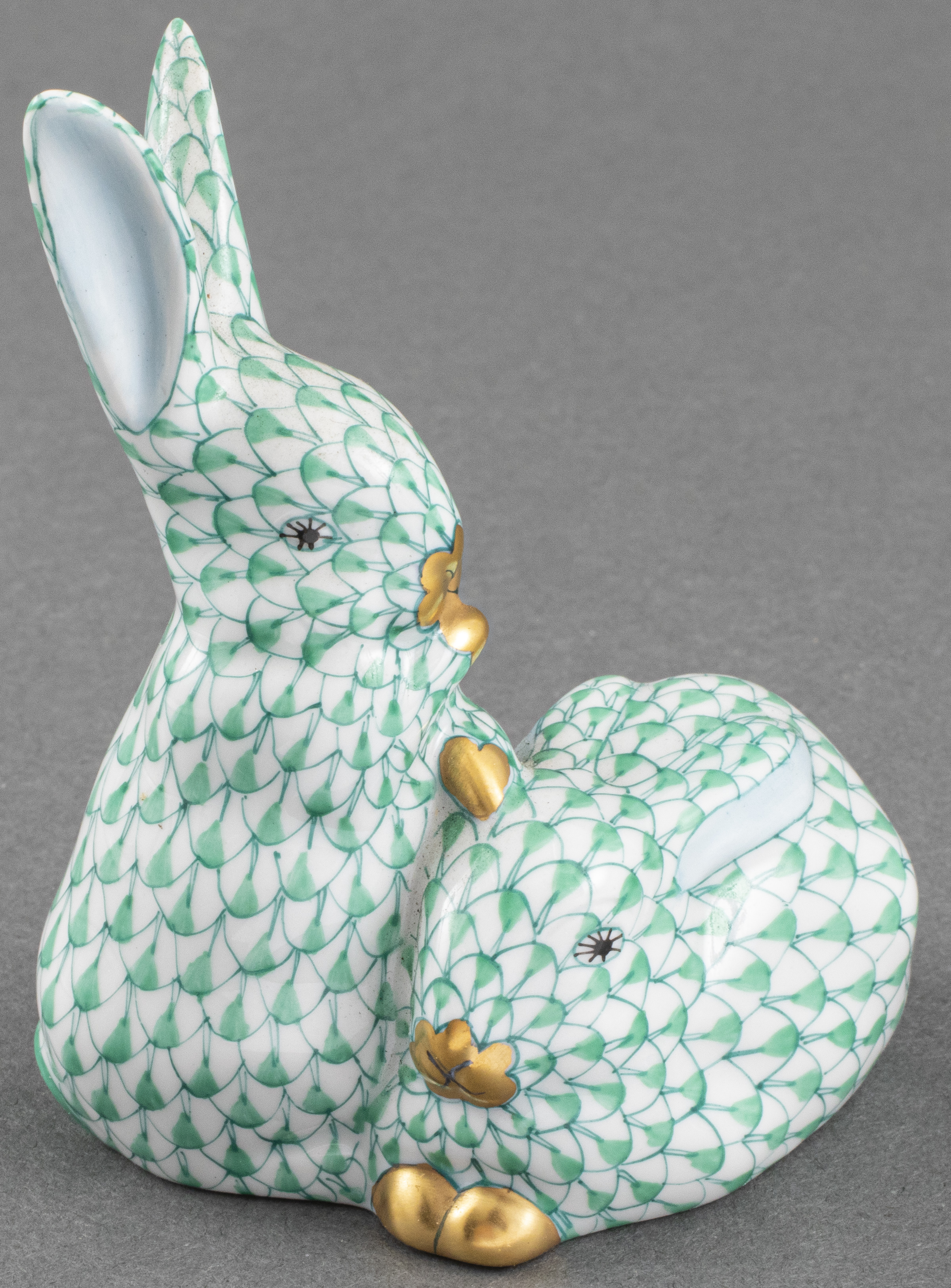 HEREND PAINTED PORCELAIN FIGURE