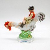 HEREND PORCELAIN ARTIST SIGNED