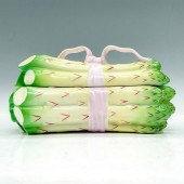 HEREND PORCELAIN ASPARAGUS BOX