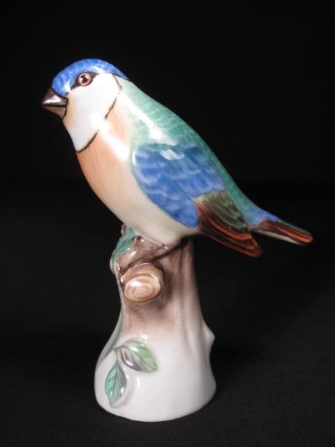 Herend porcelain bird figurine.