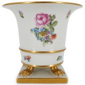 HEREND PORCELAIN CLAW FOOTED U