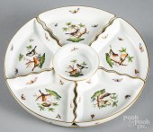 HEREND PORCELAIN CONDIMENT DIS