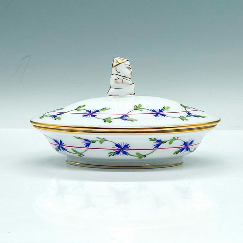 HEREND PORCELAIN COVERED DISH,