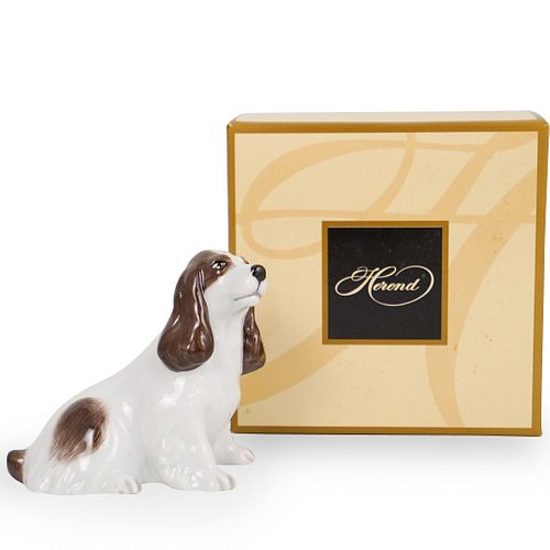 HEREND PORCELAIN DOG