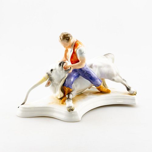 HEREND PORCELAIN FIGURAL GROUP,