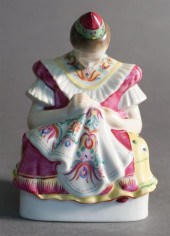HEREND PORCELAIN FIGURE OF SEA
