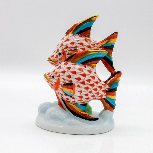 HEREND PORCELAIN FIGURINE, PAIR