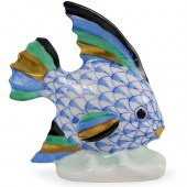 HEREND PORCELAIN FISH FIGURINE