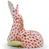 HEREND PORCELAIN FISHNET DOUBL