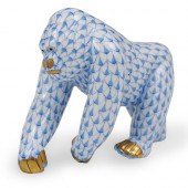 HEREND PORCELAIN FISHNET GORIL