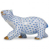 HEREND PORCELAIN FISHNET POLAR