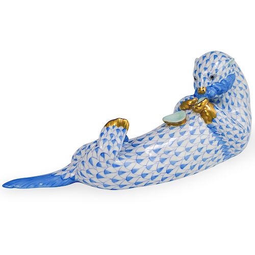 HEREND PORCELAIN FISHNET SEA