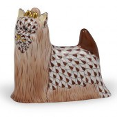 HEREND PORCELAIN FISHNET SHIH