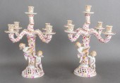 HEREND PORCELAIN FIVE LIGHT CA