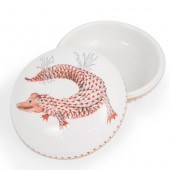 HEREND PORCELAIN FLORAL BONBON