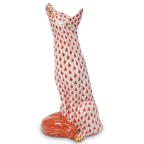 HEREND PORCELAIN FOXDESCRIPTION:
