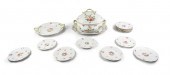 HEREND PORCELAIN 'FRUITS & FLO