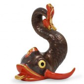 HEREND PORCELAIN KOI FISHDESCR