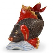 HEREND PORCELAIN KOI FISHDESCR