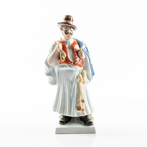 HEREND PORCELAIN LARGE FIGURE