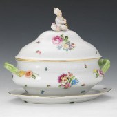 HEREND PORCELAIN LARGE TUREEN