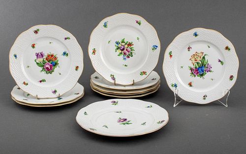 HEREND PORCELAIN MIXED BOUQUETS