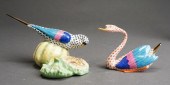 HEREND PORCELAIN PARAKEET ON P