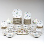 HEREND PORCELAIN PART DINNER S