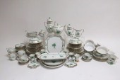 HEREND PORCELAIN PARTIAL DINNE