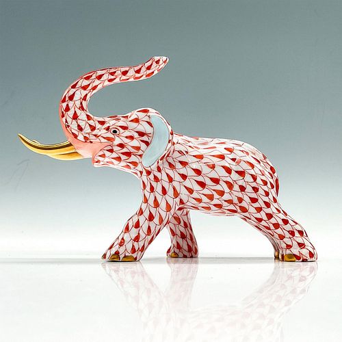 HEREND PORCELAIN RED FIGURINE,