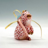 HEREND PORCELAIN RED FIGURINE